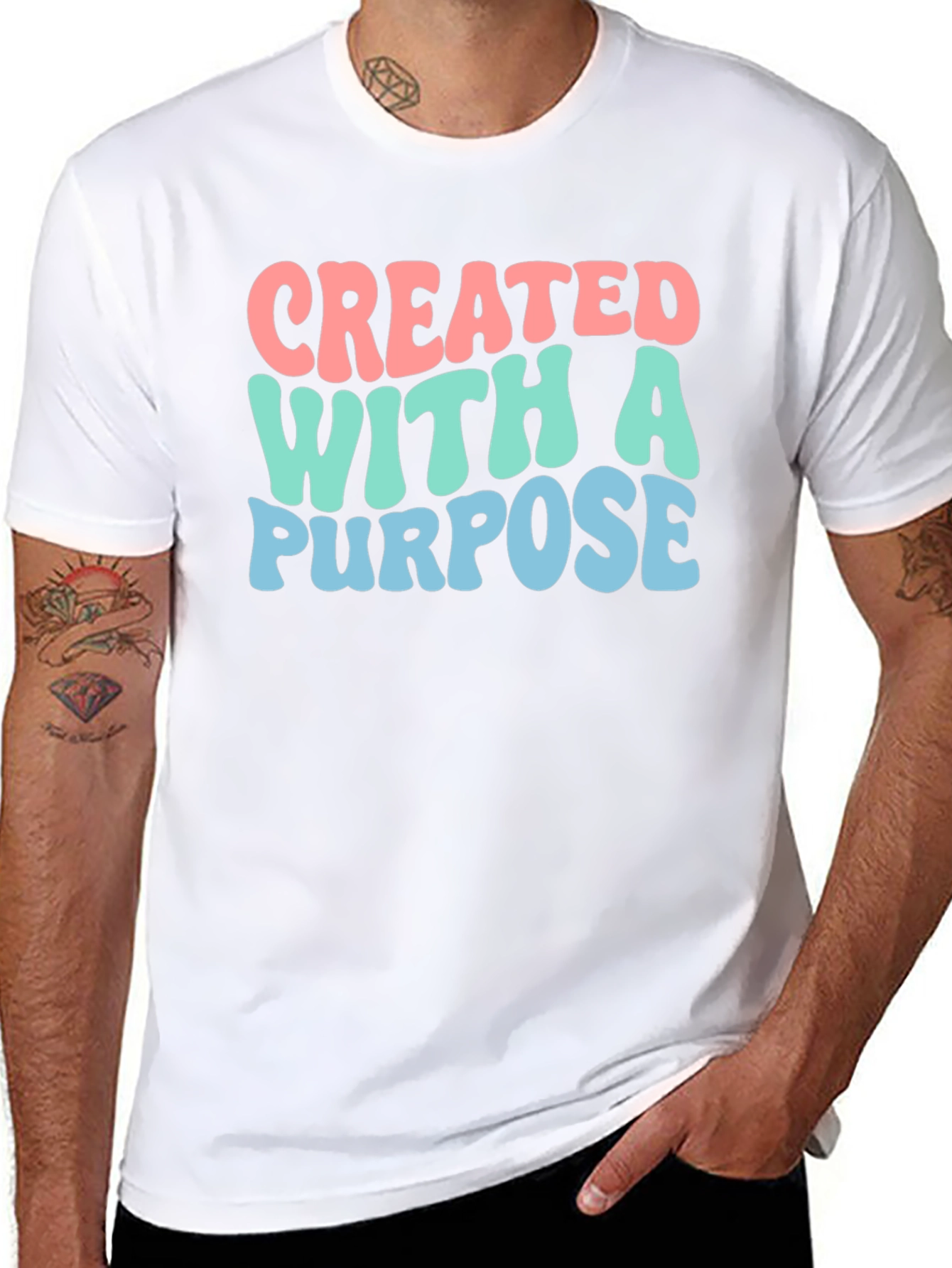 Created With A Purpose Graphic Tee