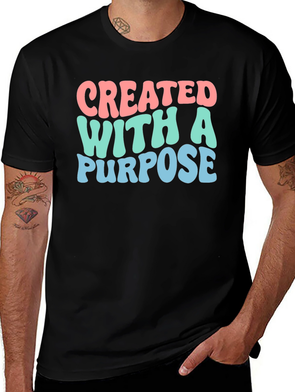 Created With A Purpose Graphic Tee