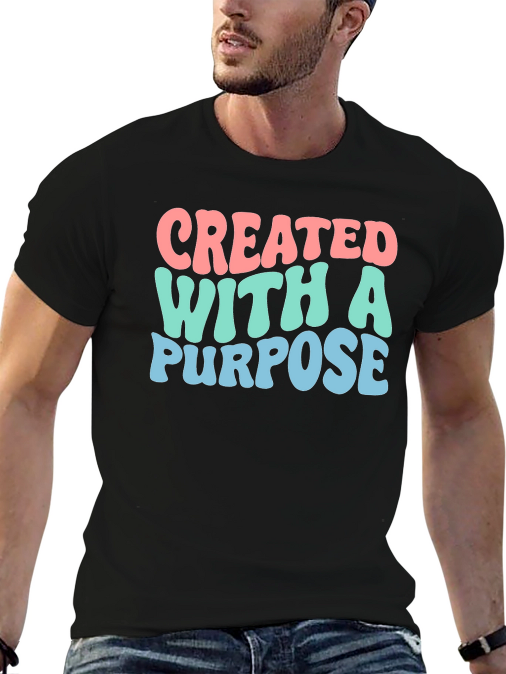 Created With A Purpose Graphic Tee