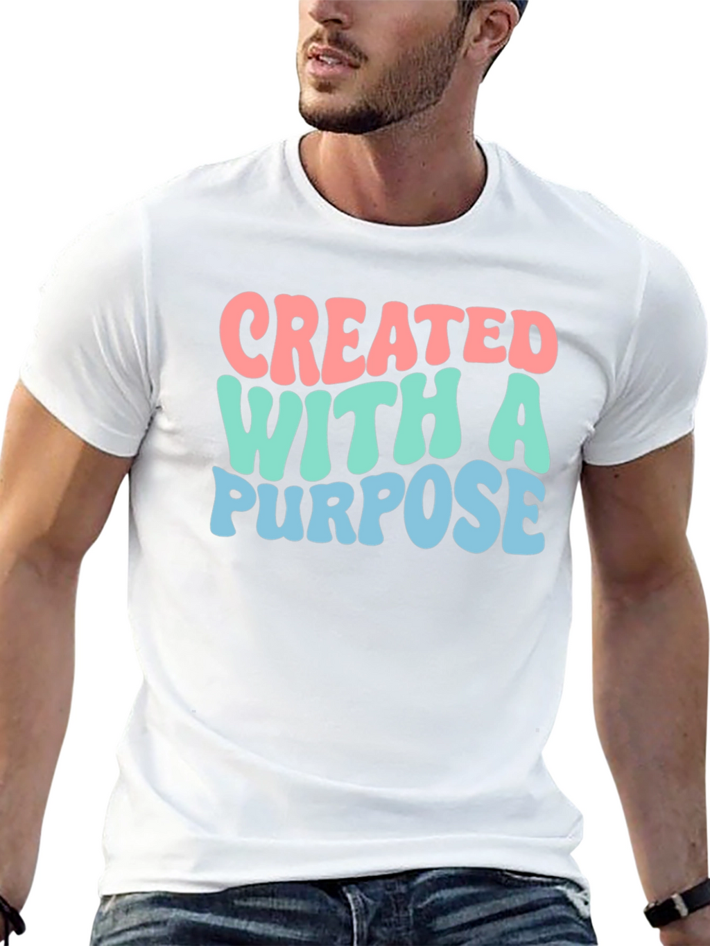 Created With A Purpose Graphic Tee