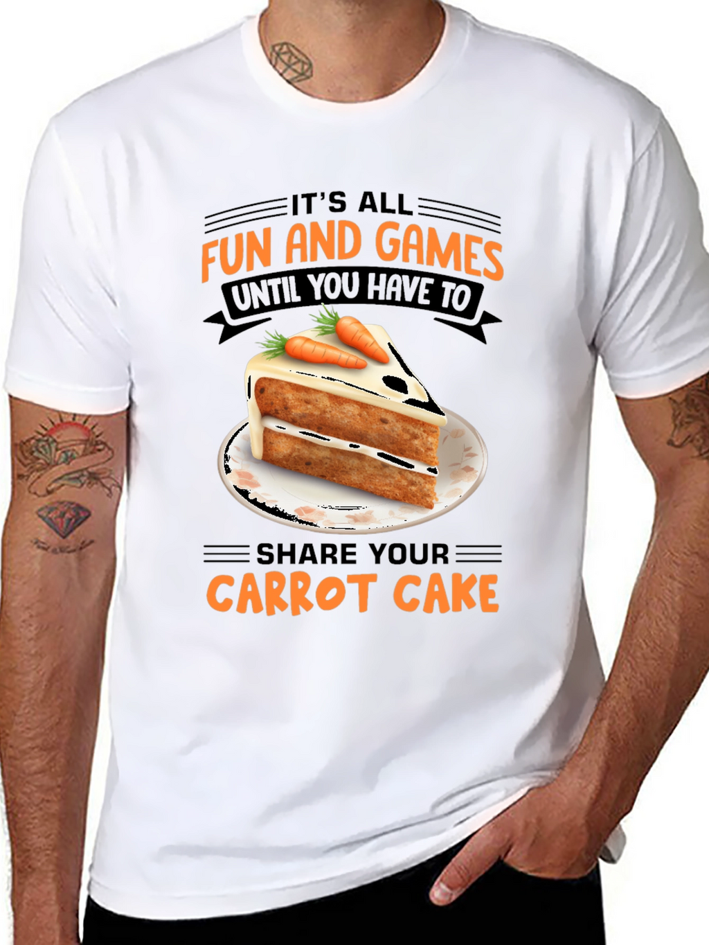 Fun & Games Carrot Cake T-Shirt