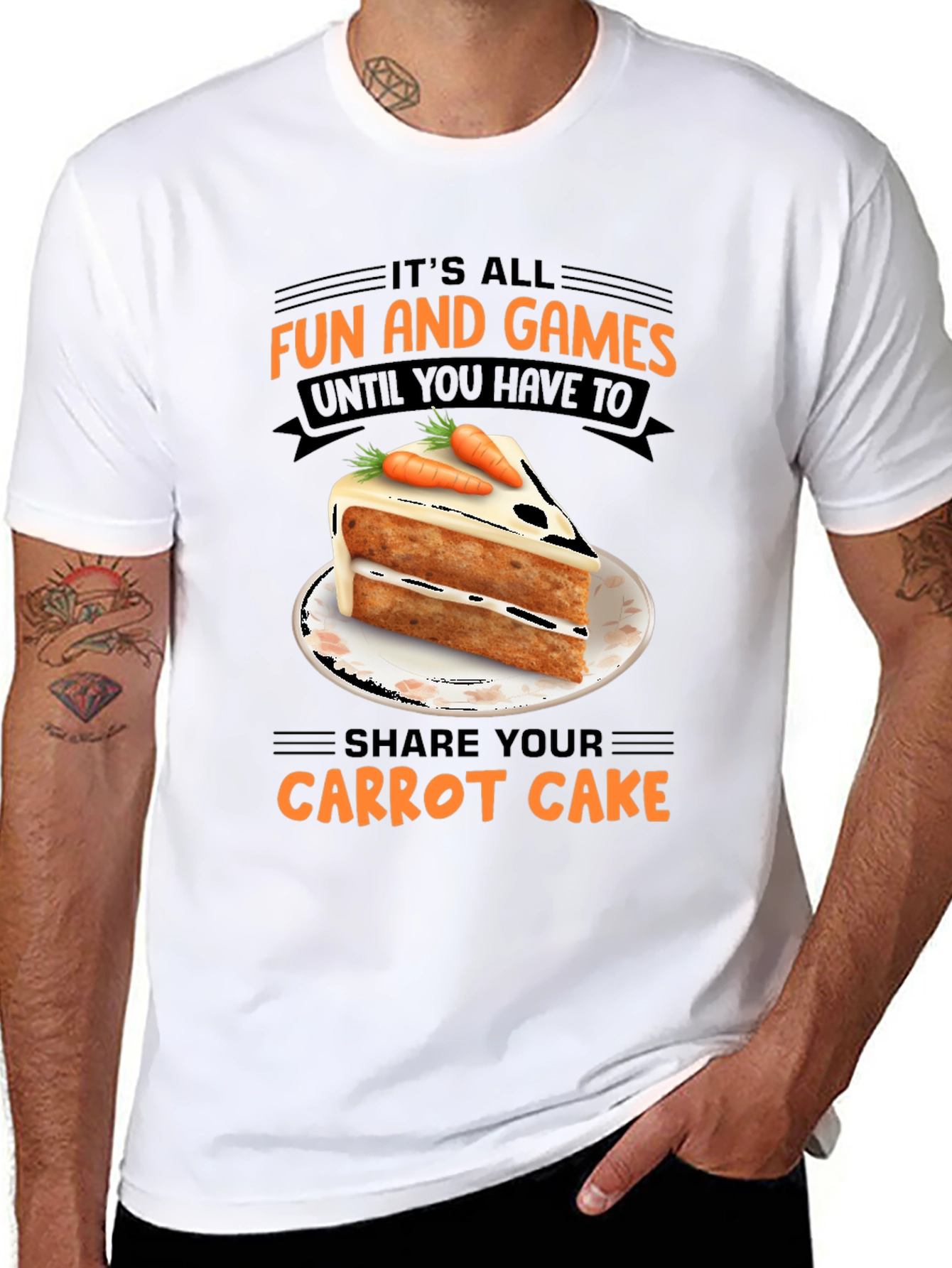 Fun & Games Carrot Cake T-Shirt