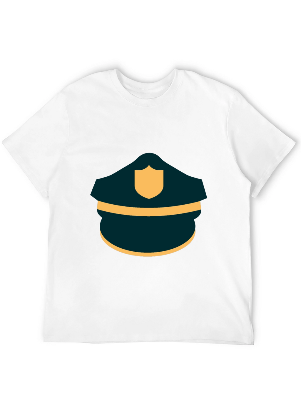 Police Hat Graphic T-Shirt