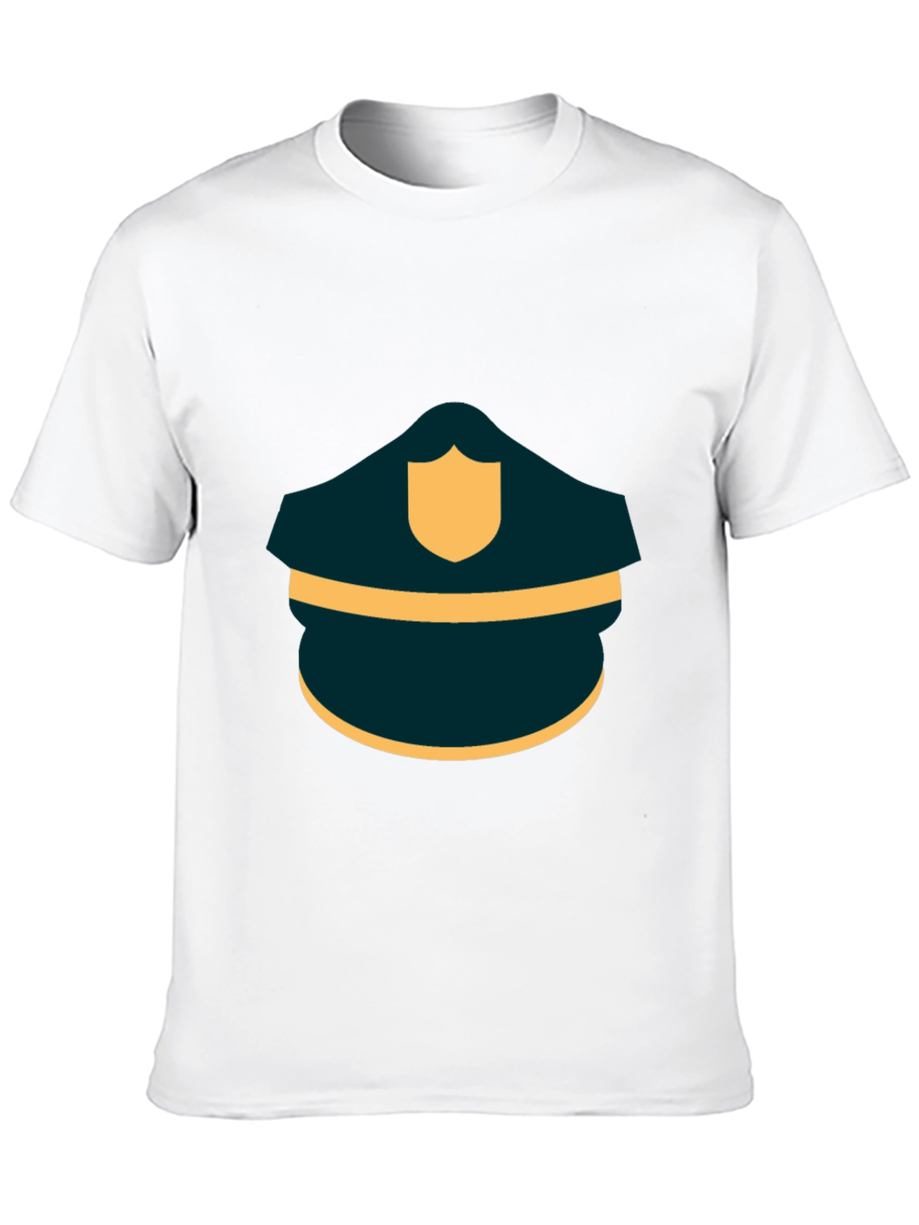 Police Hat Graphic T-Shirt