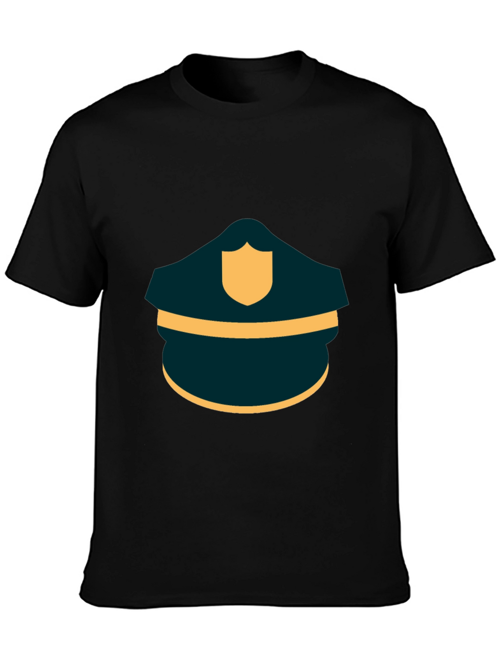 Police Hat Graphic T-Shirt