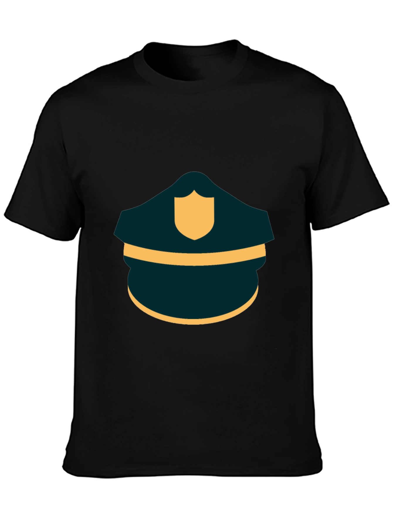 Police Hat Graphic T-Shirt