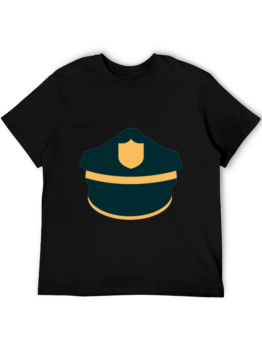 Police Hat Graphic T-Shirt