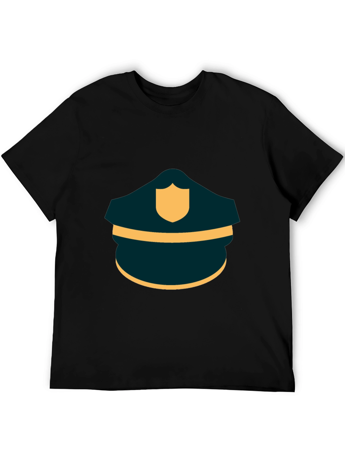 Police Hat Graphic T-Shirt