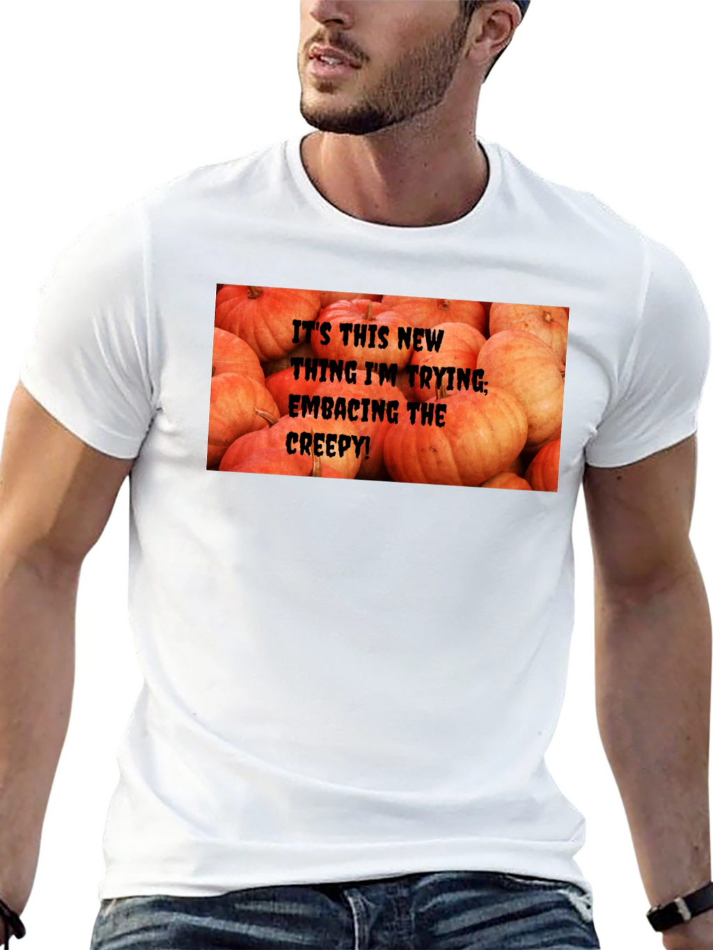 Embracing the Creepy Halloween Graphic T-Shirt