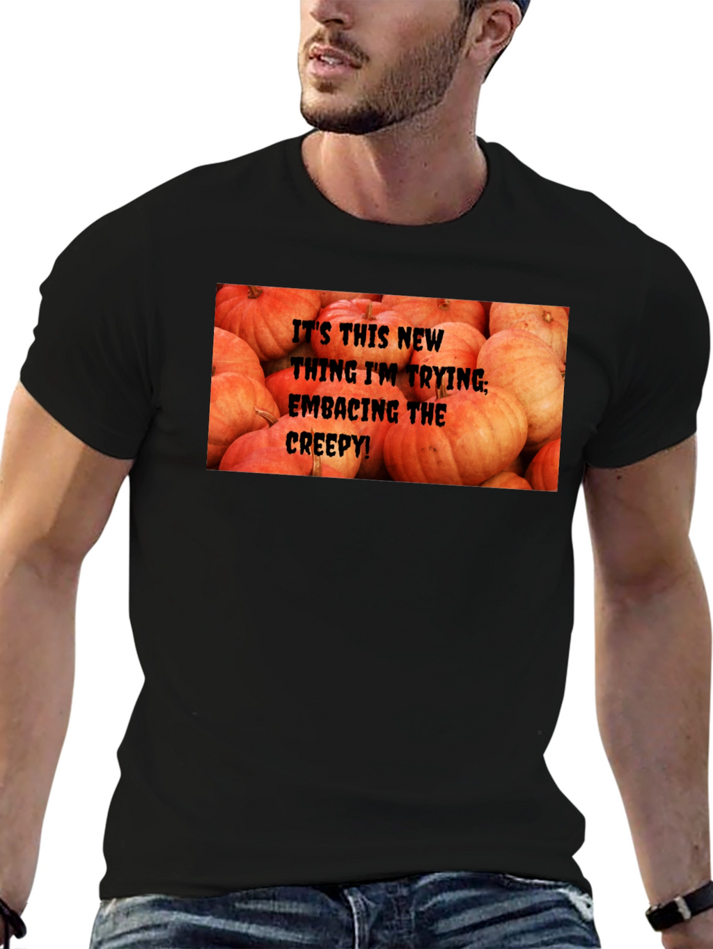 Embracing the Creepy Halloween Graphic T-Shirt