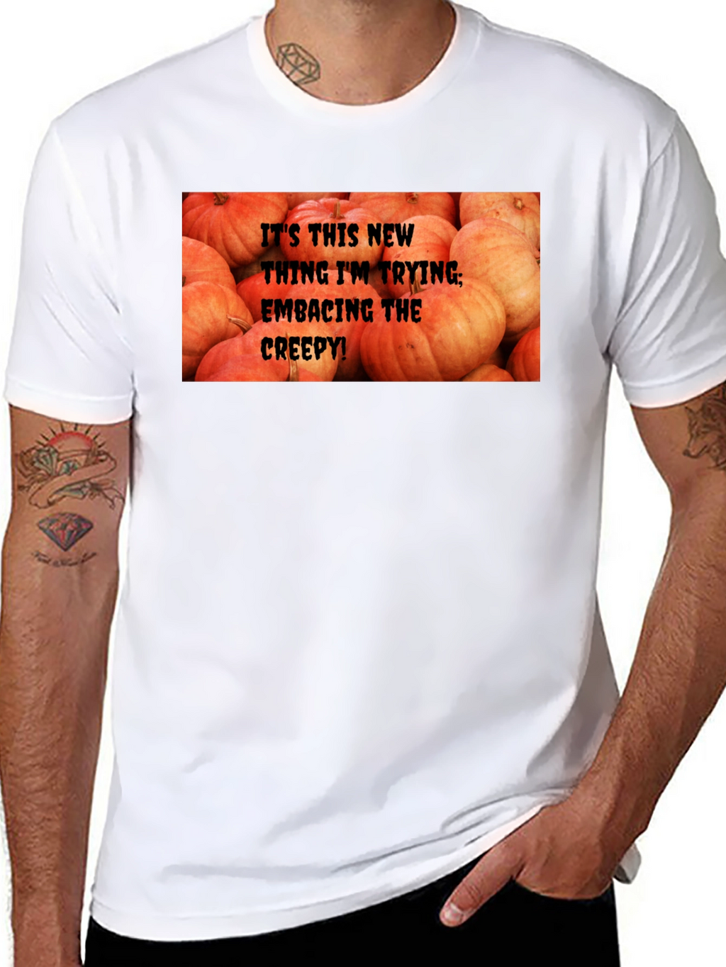 Embracing the Creepy Halloween Graphic T-Shirt