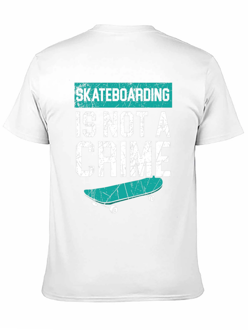 Skateboarding Is Not A Crime T-Shirt