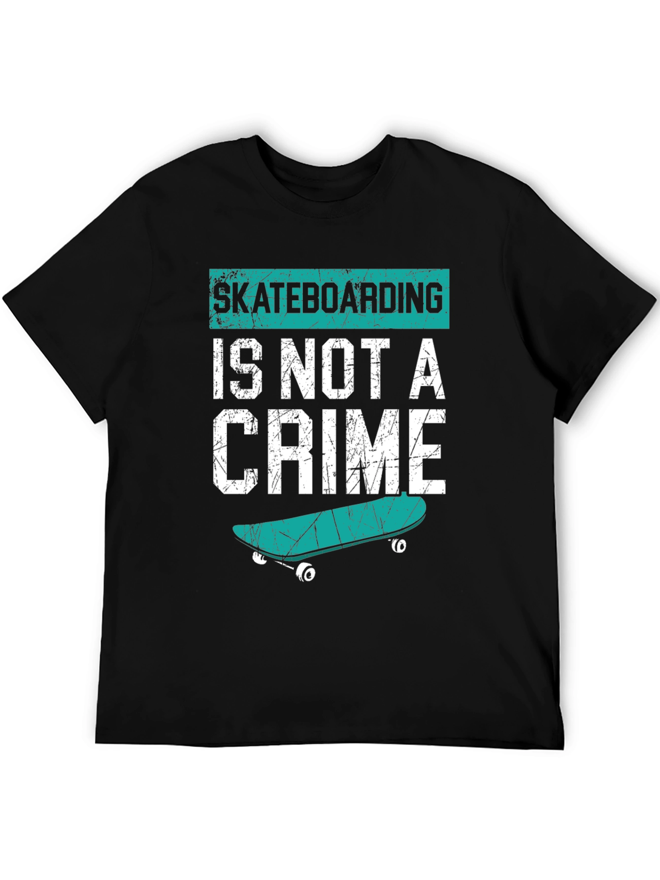 Skateboarding Is Not A Crime T-Shirt