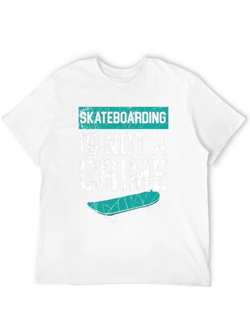 Skateboarding Is Not A Crime T-Shirt