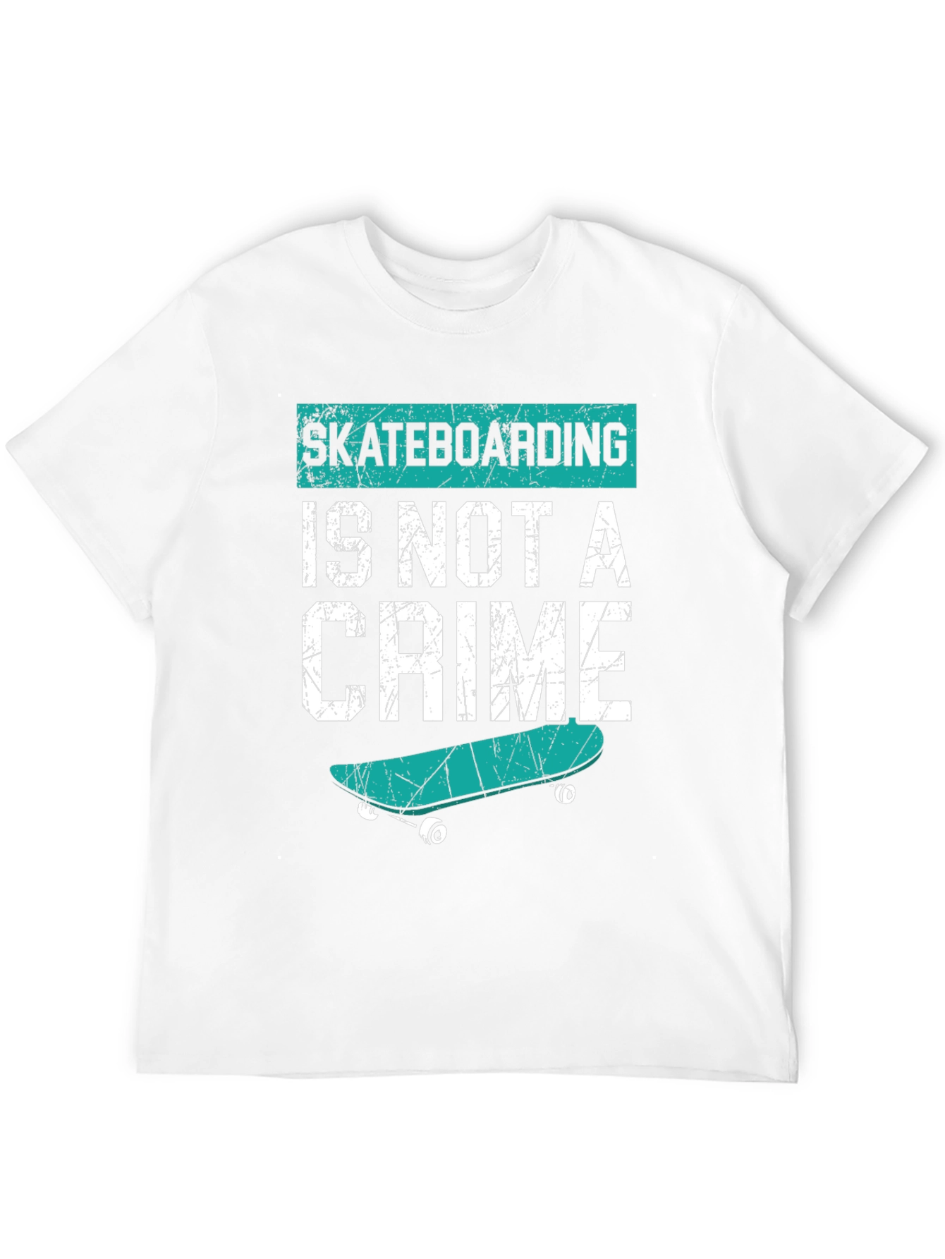 Skateboarding Is Not A Crime T-Shirt