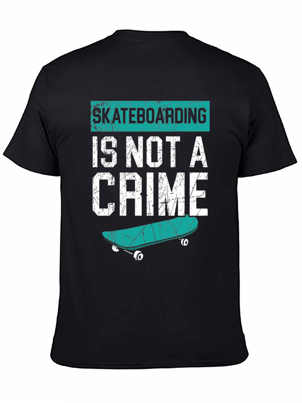 Skateboarding Is Not A Crime T-Shirt