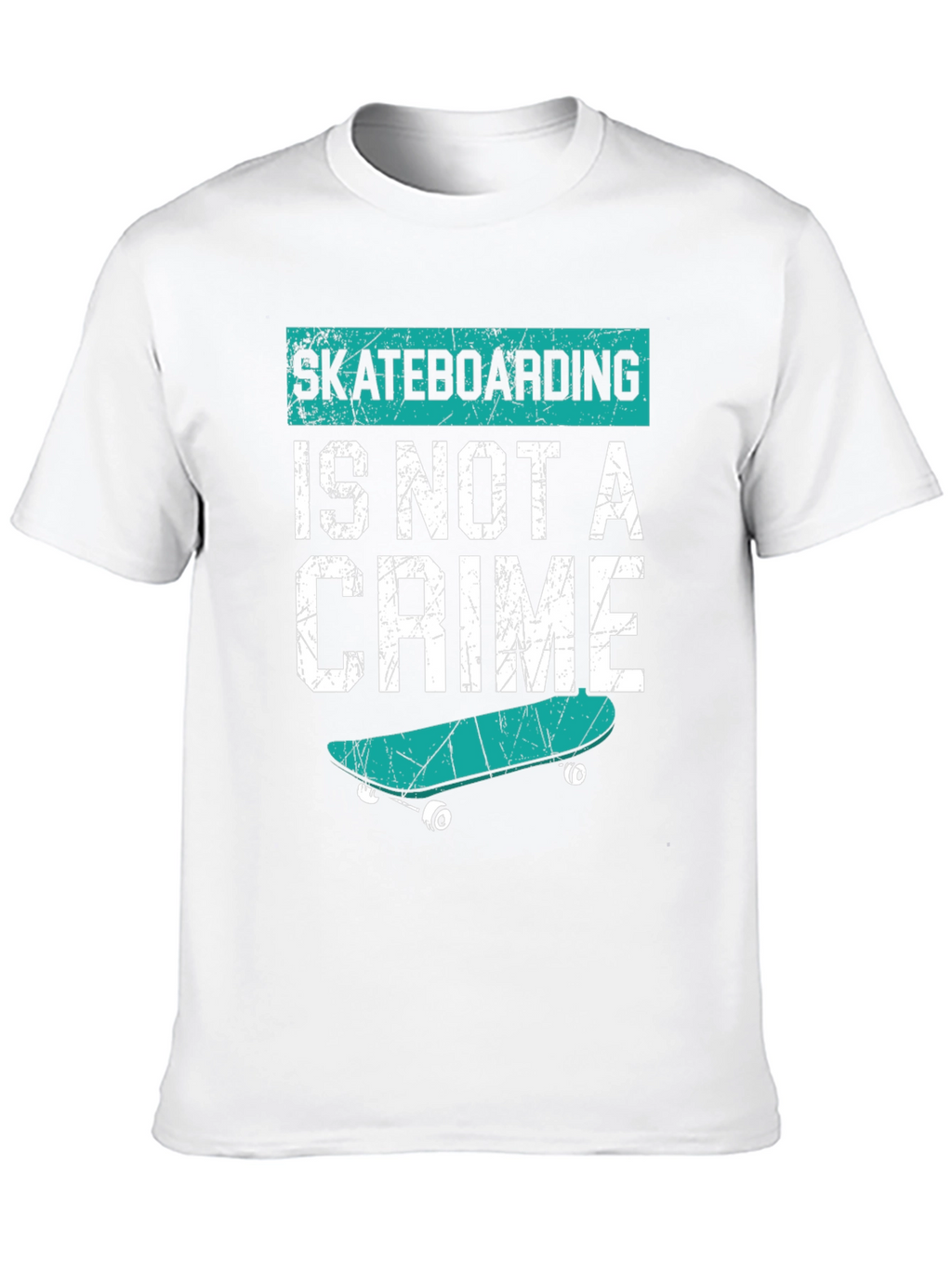 Skateboarding Is Not A Crime T-Shirt