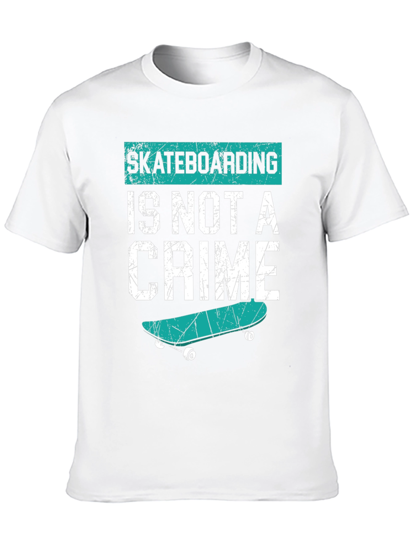 Skateboarding Is Not A Crime T-Shirt