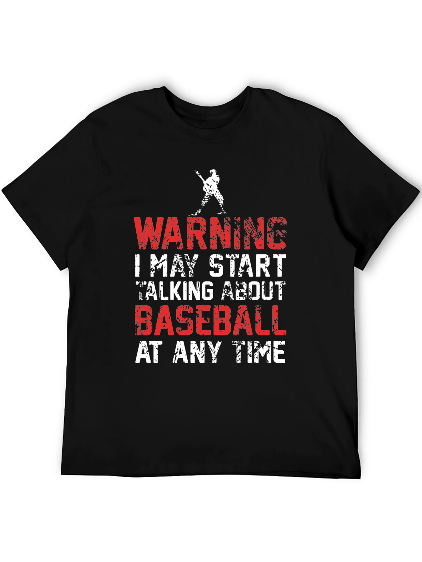 Warning Baseball Graphic Tee