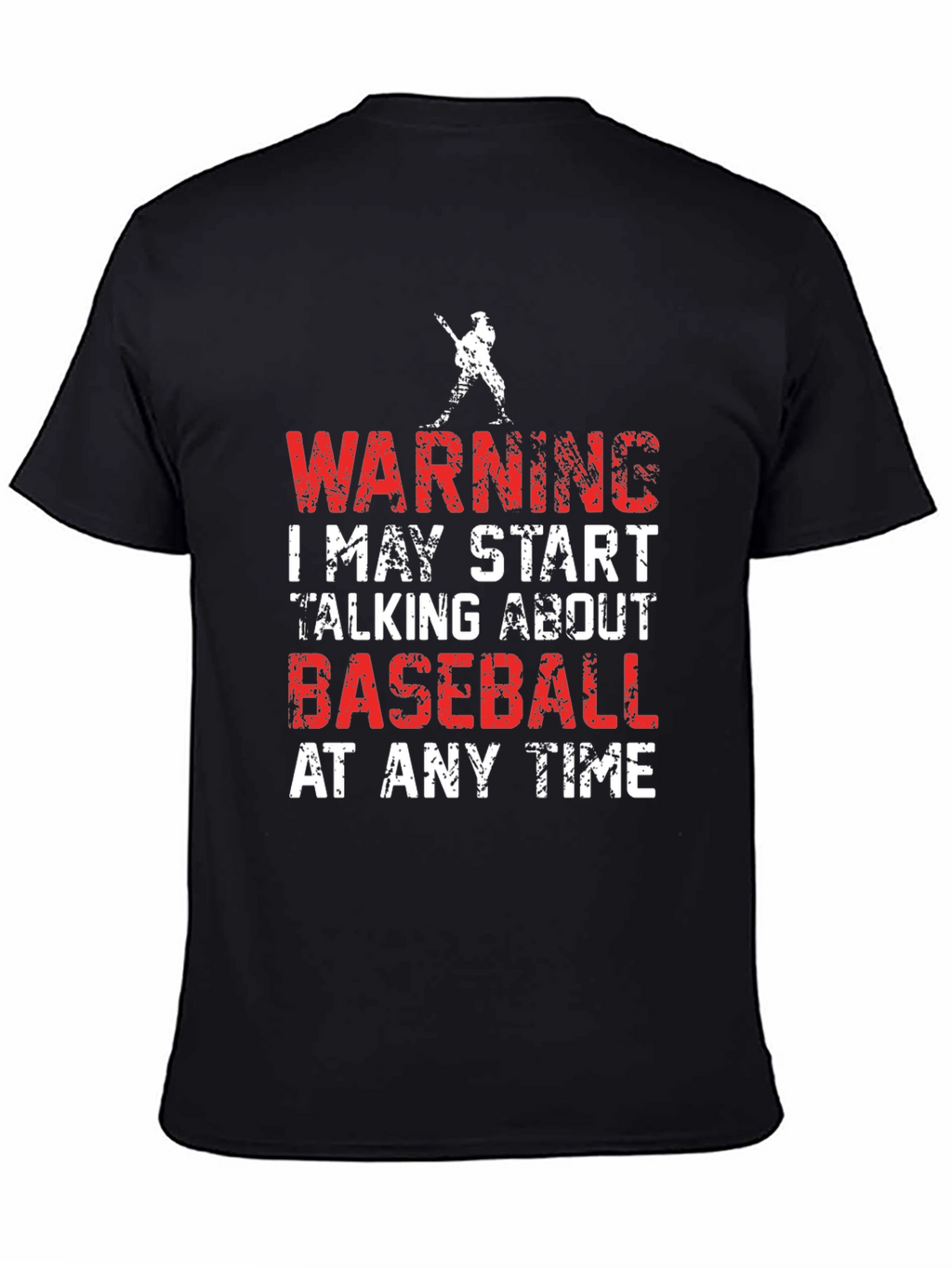 Warning Baseball Graphic Tee