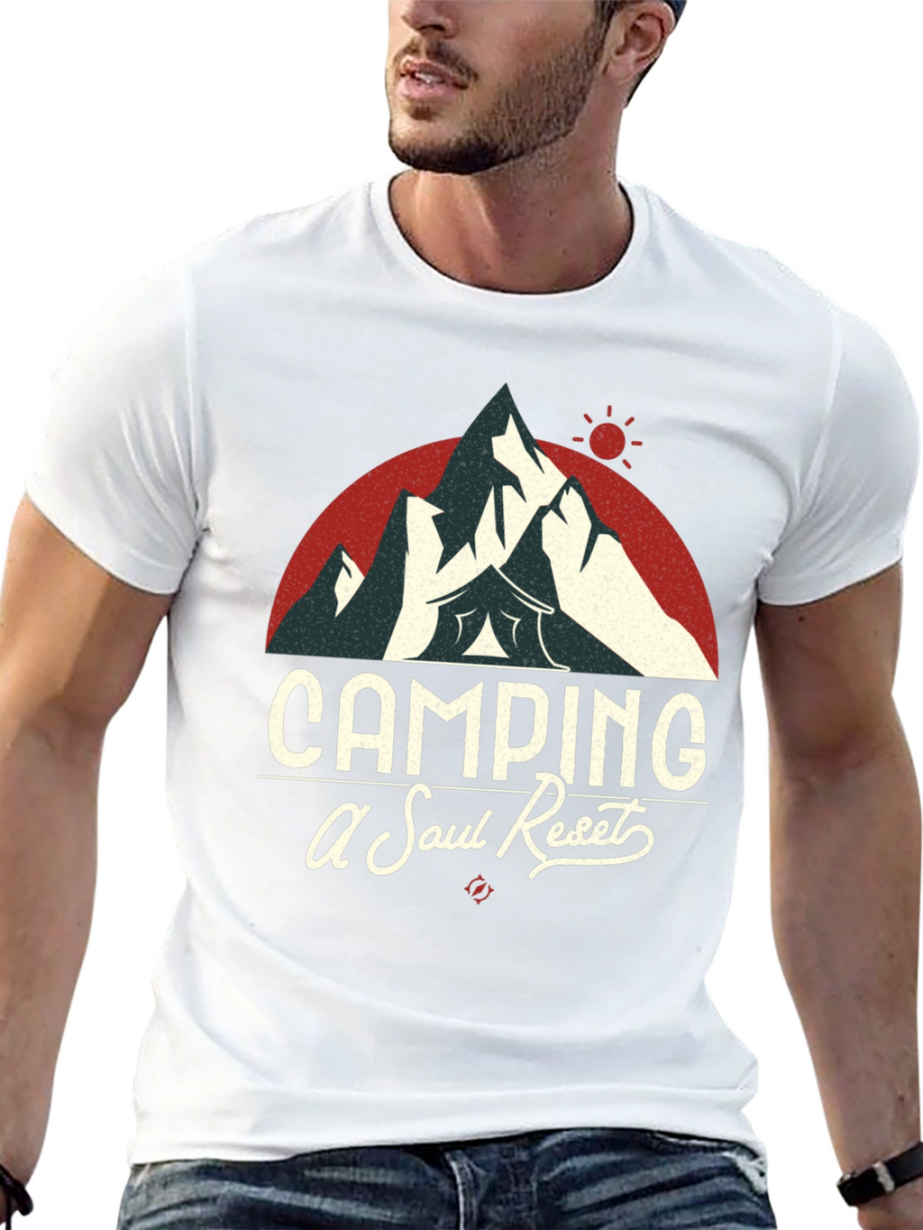 Camping Soul Reset Graphic Tee - Adventure Ready