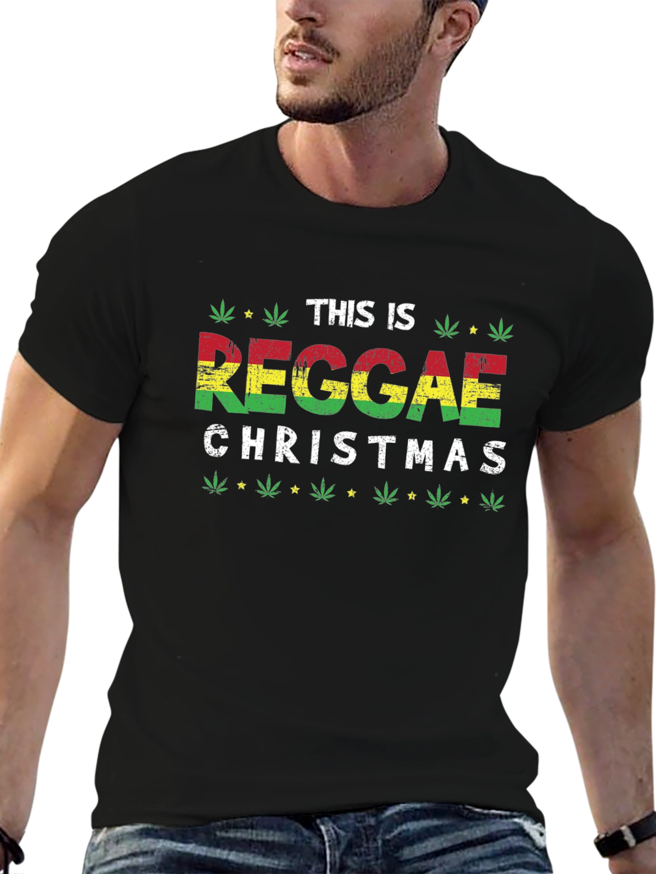 Reggae Christmas Graphic T-Shirt