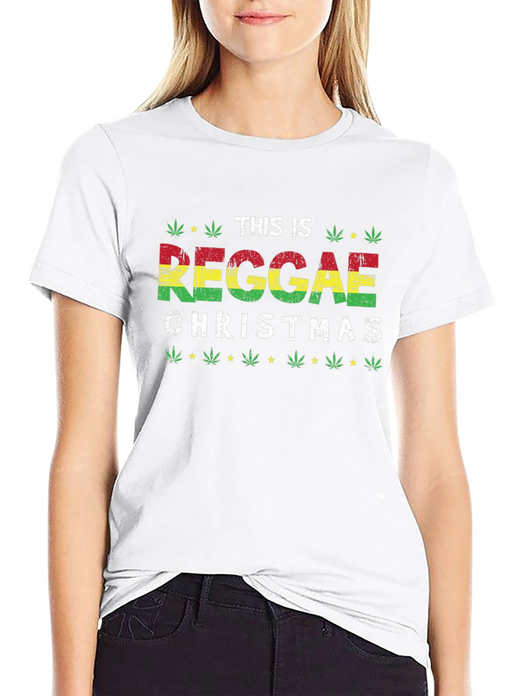 Reggae Christmas Graphic T-Shirt