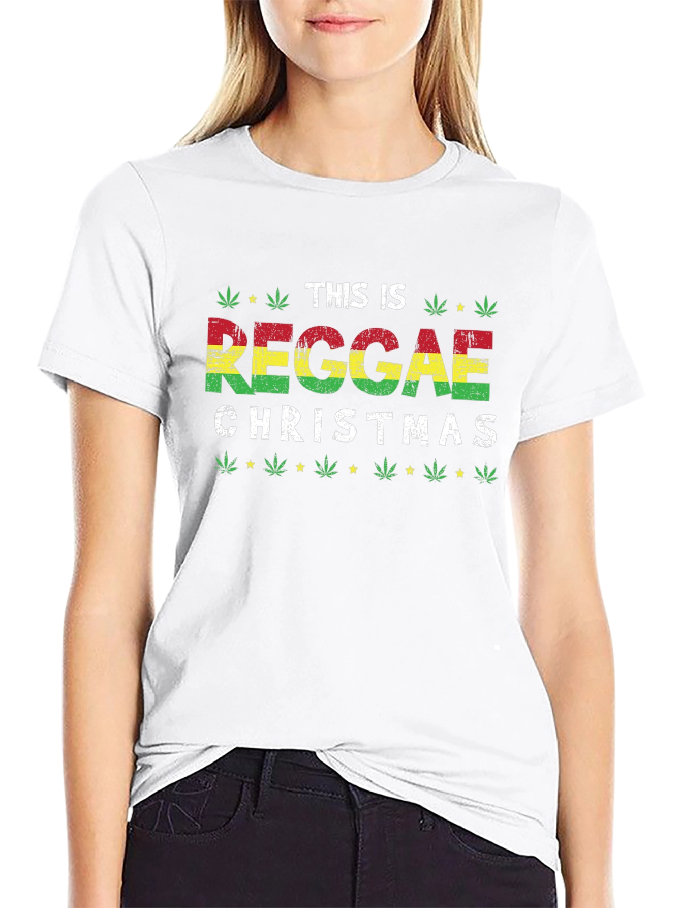 Reggae Christmas Graphic T-Shirt