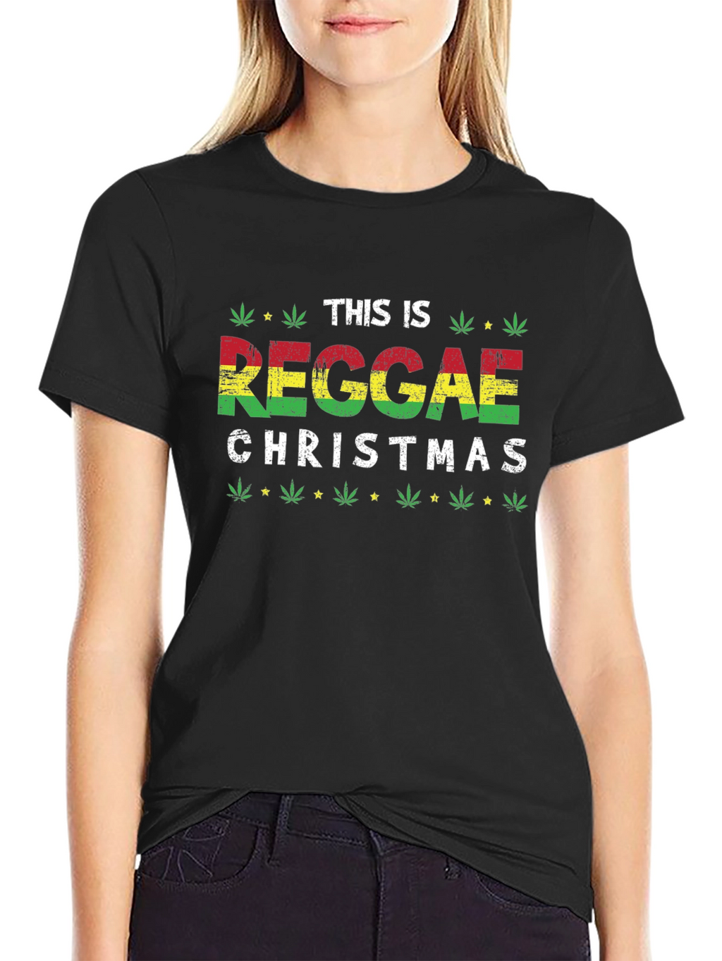Reggae Christmas Graphic T-Shirt