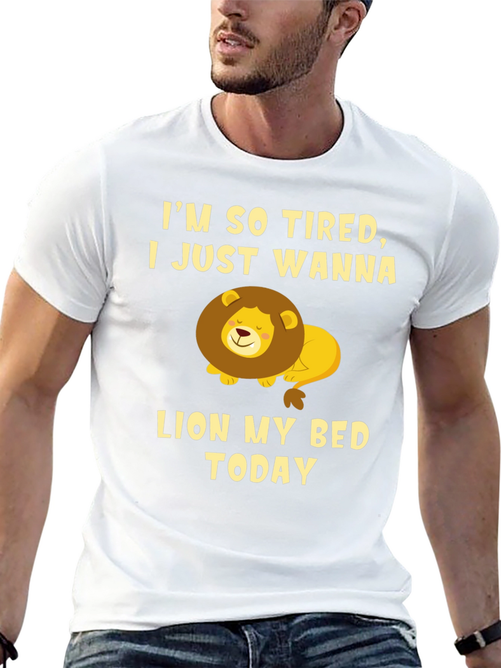 Im So Tired Lion T-Shirt