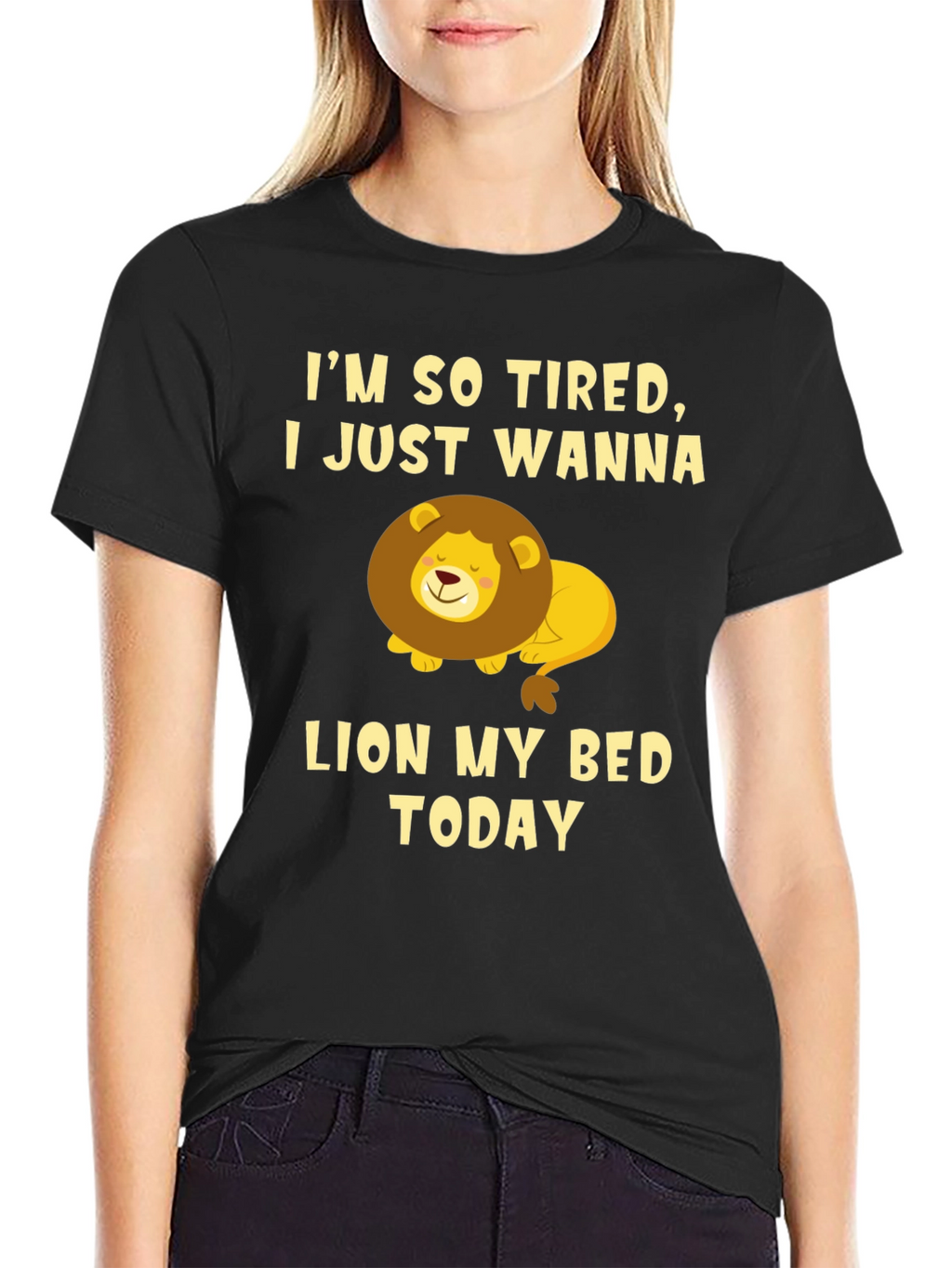 Im So Tired Lion T-Shirt