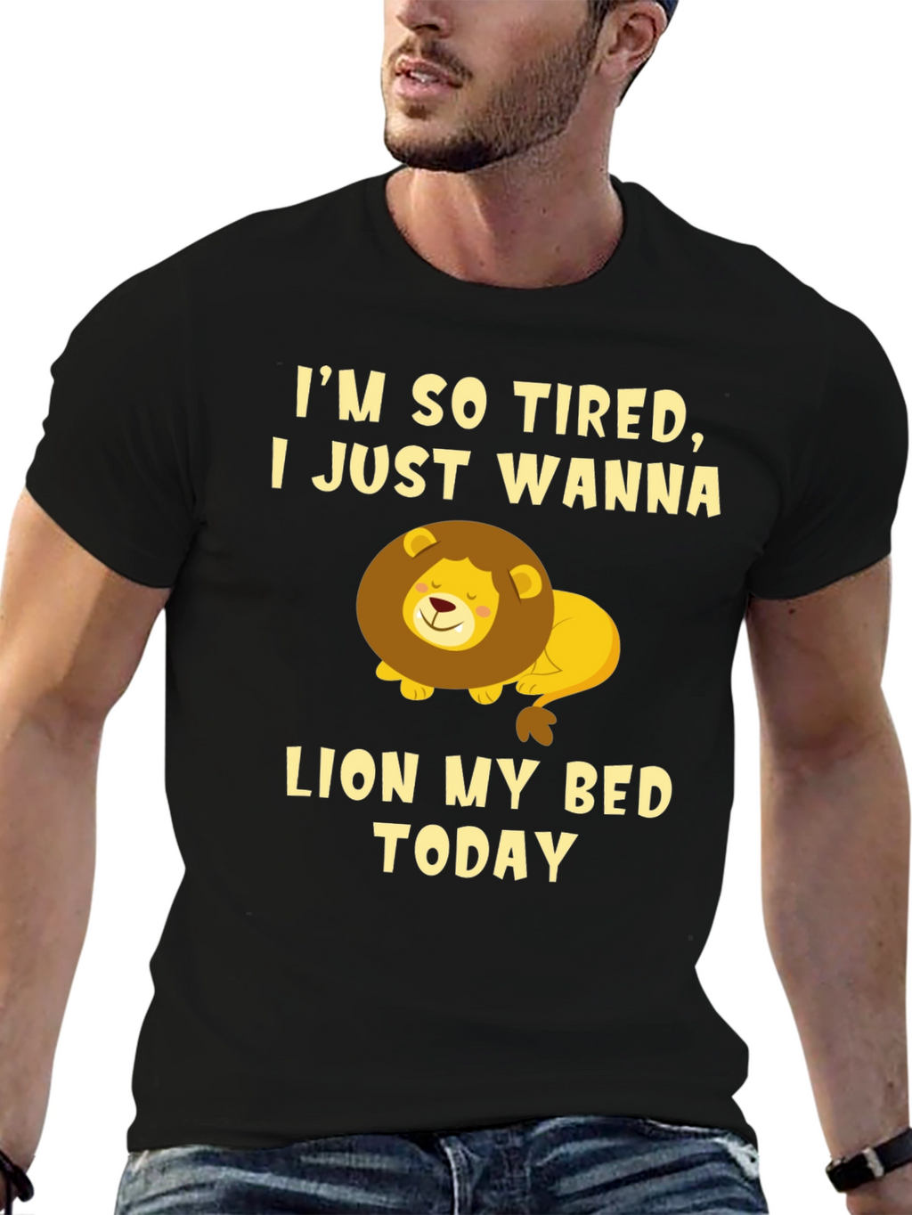 Im So Tired Lion T-Shirt