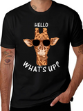 Cool Giraffe T-Shirt - Hello Whats Up?