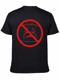 No Crying Graphic Tee - Unisex Black T-Shirt