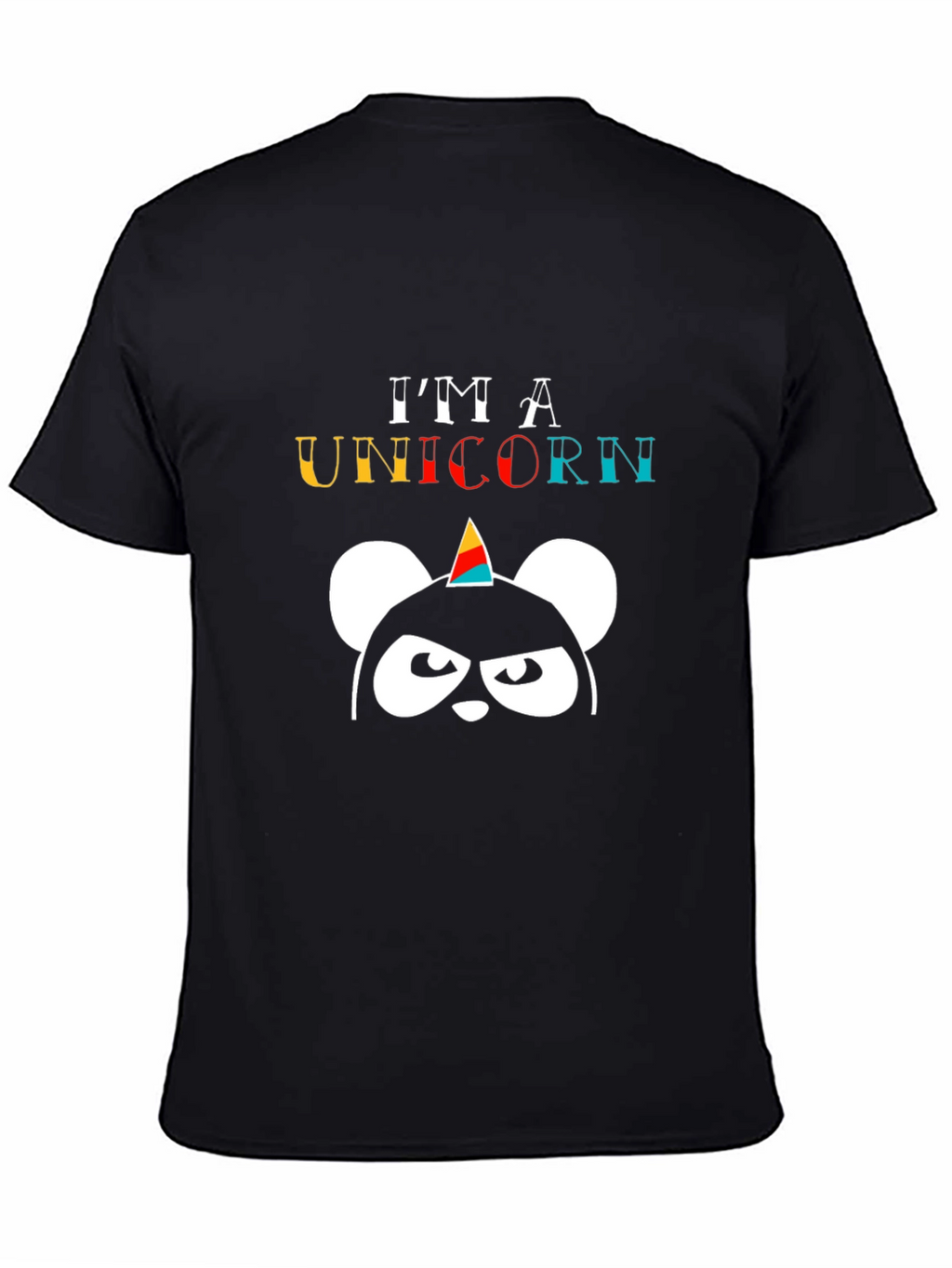 Im A Unicorn Black T-Shirt