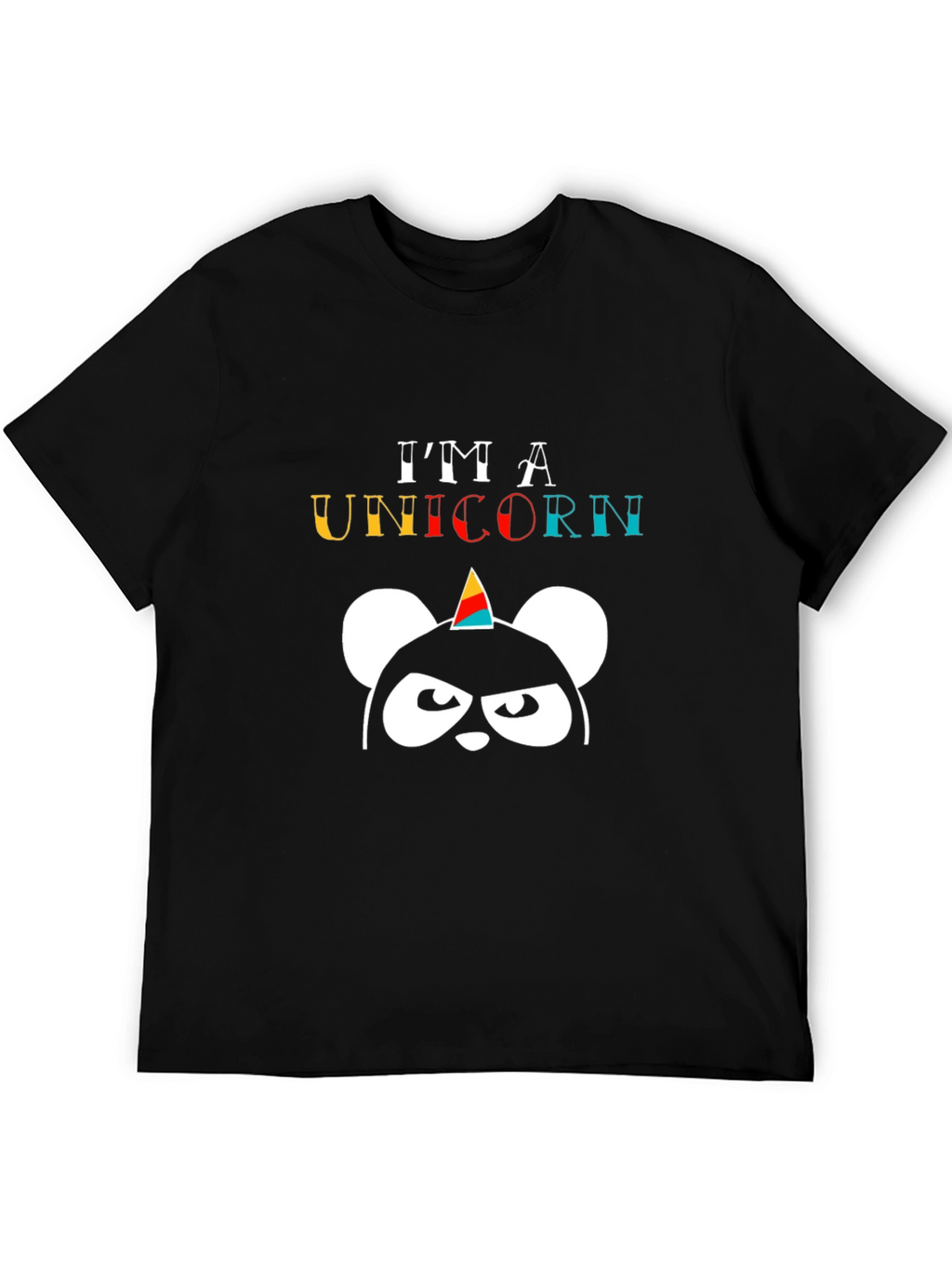 Im A Unicorn Black T-Shirt