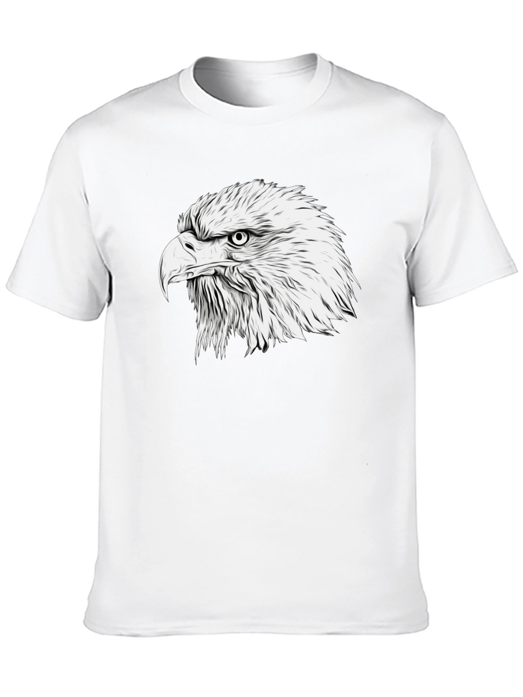 Bold Eagle Graphic Tee - Classic Black