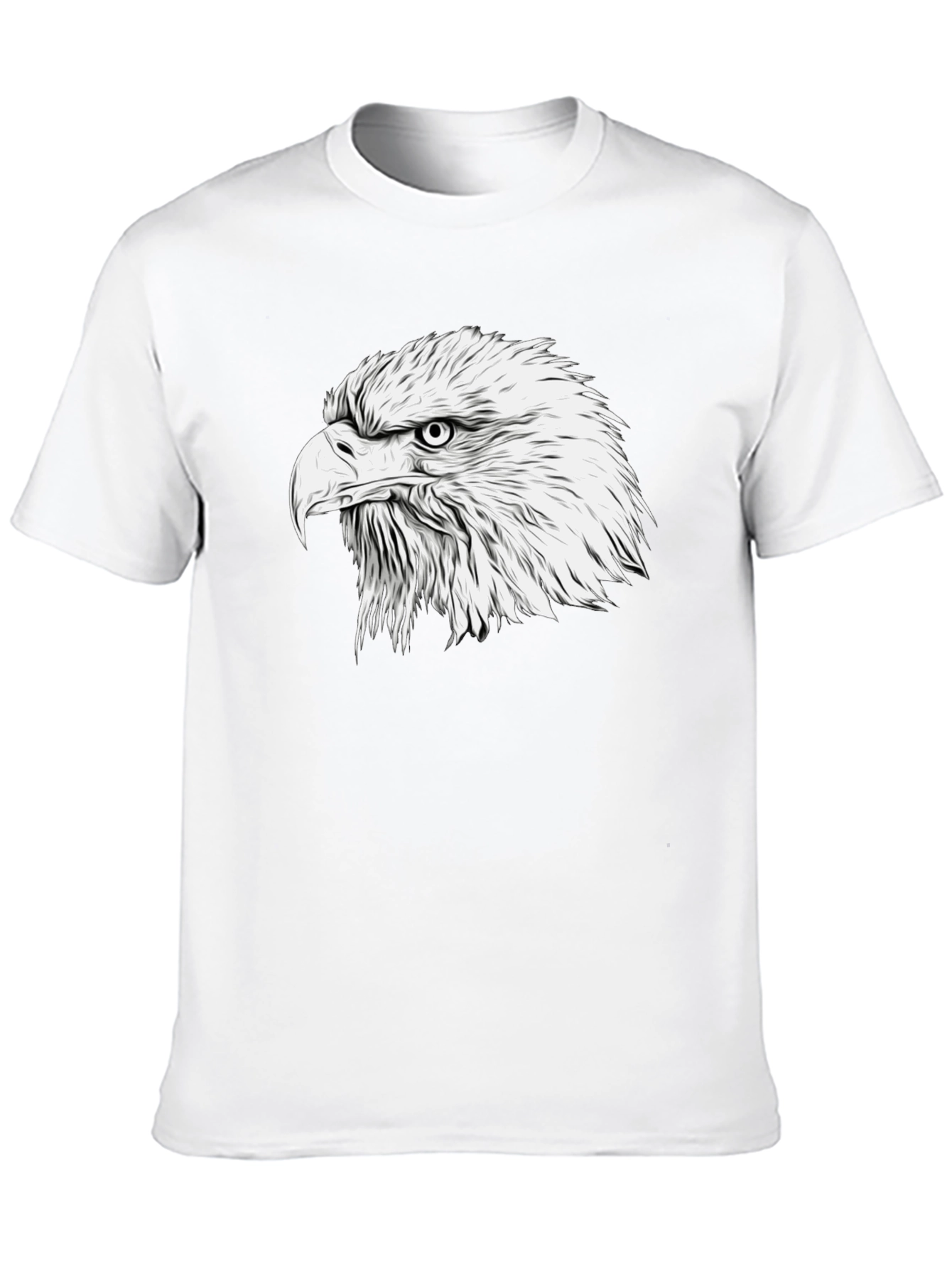Bold Eagle Graphic Tee - Classic Black