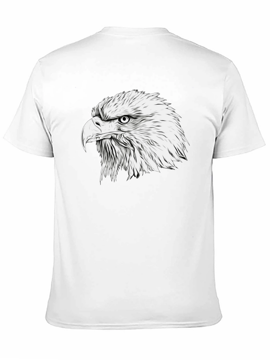 Bold Eagle Graphic Tee - Classic Black