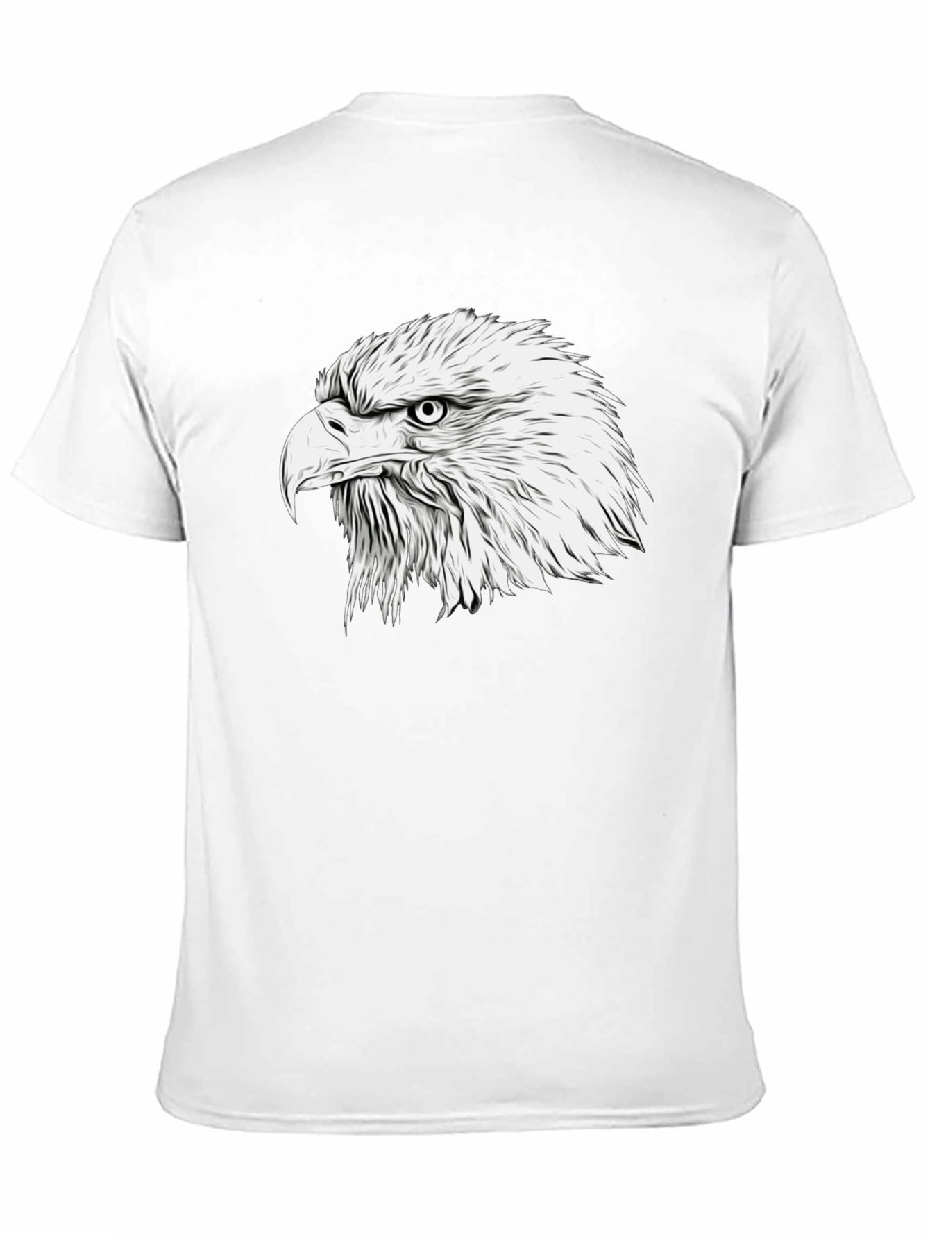 Bold Eagle Graphic Tee - Classic Black