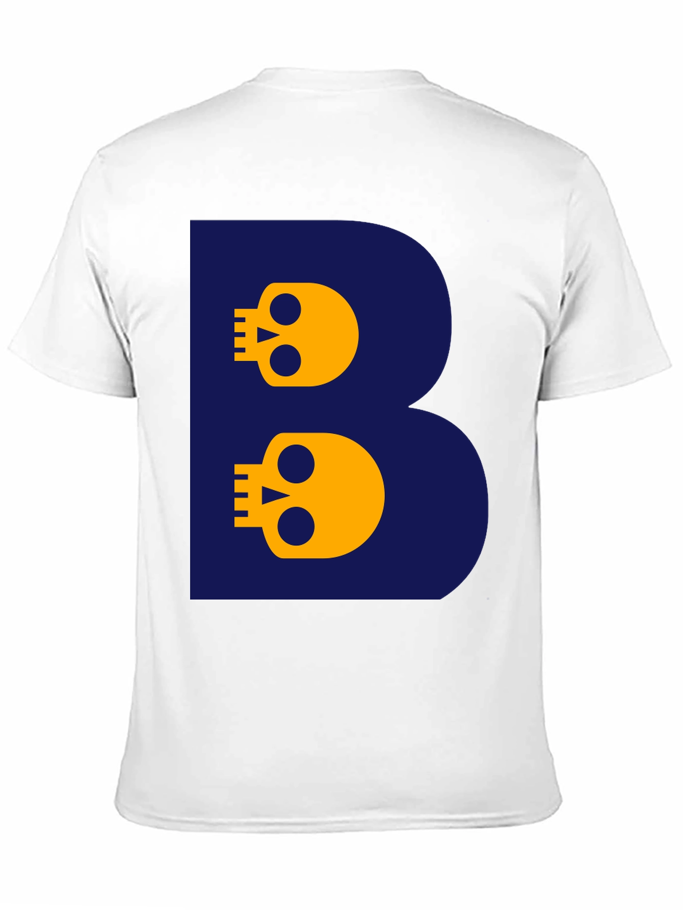 Skull Letter B T-Shirt - Bold Graphic Tee