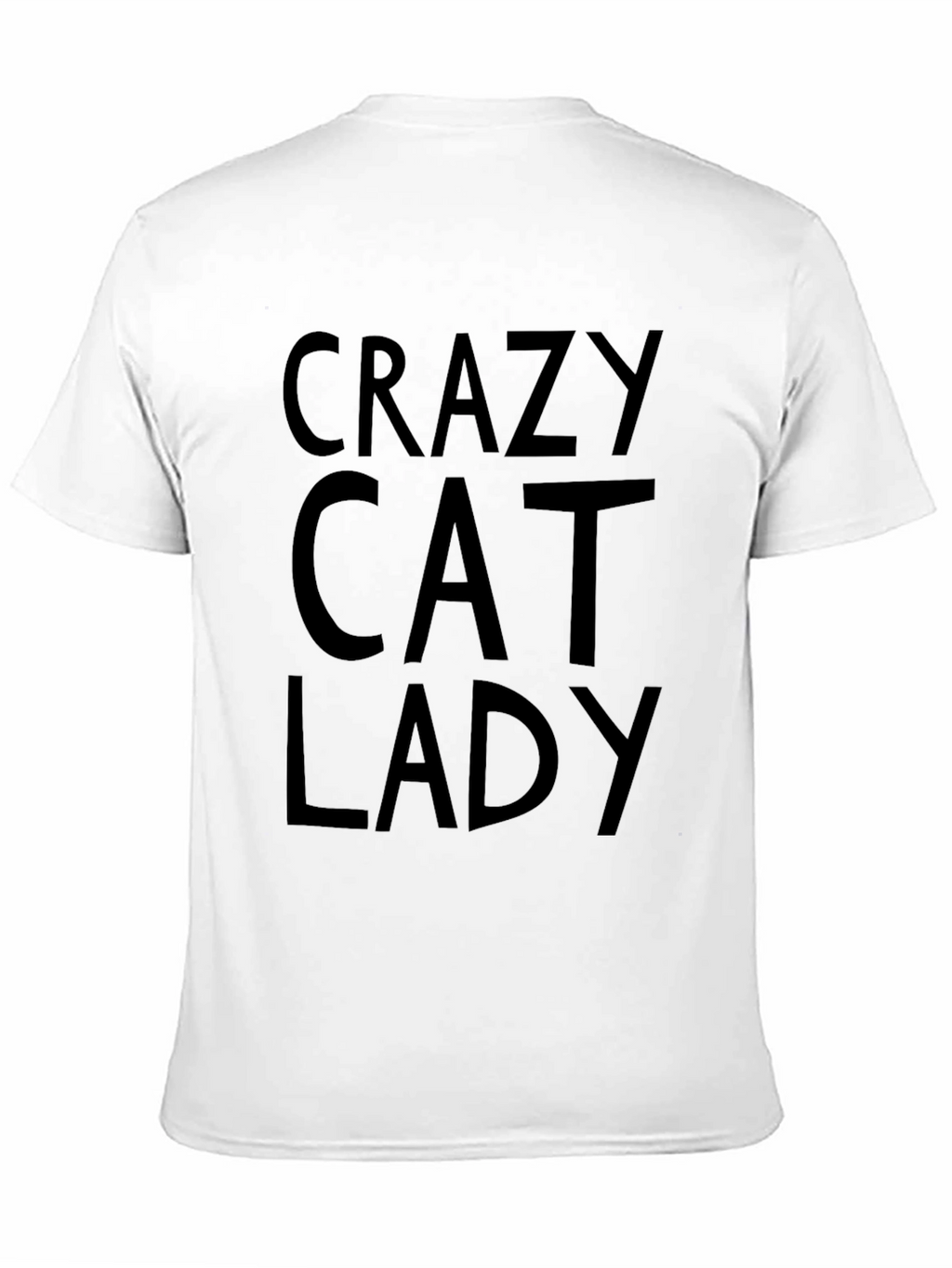 Crazy Cat Lady Graphic T-Shirt - Black