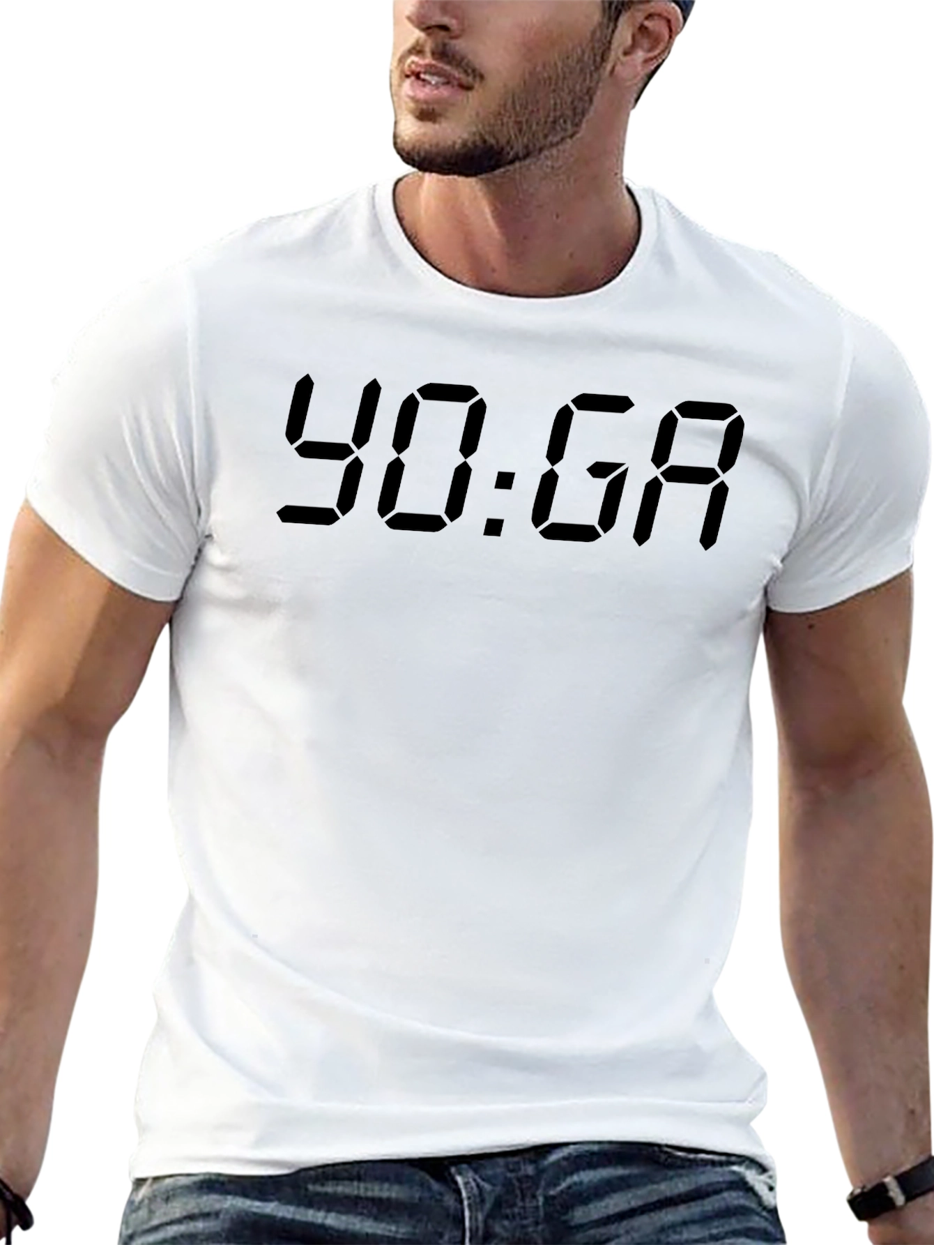 YOGA Digital T-Shirt - Black Tee