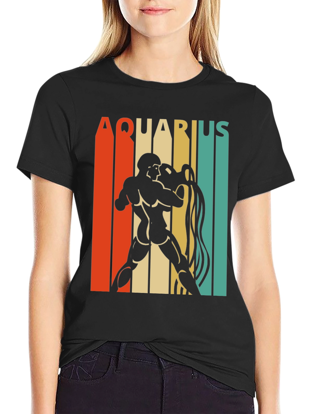Aquarius Zodiac Sign Graphic Tee