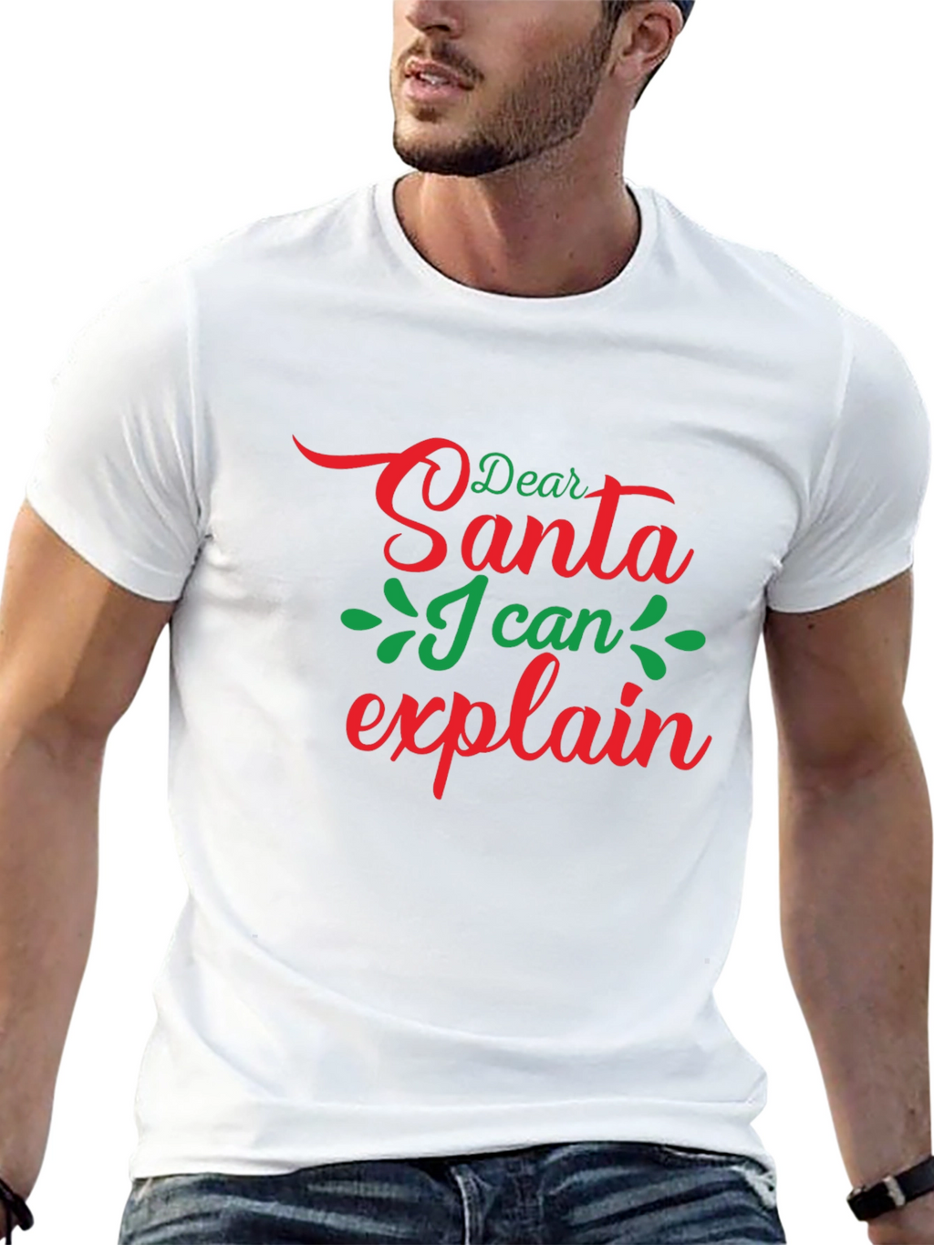 Dear Santa I Can Explain Christmas T-Shirt