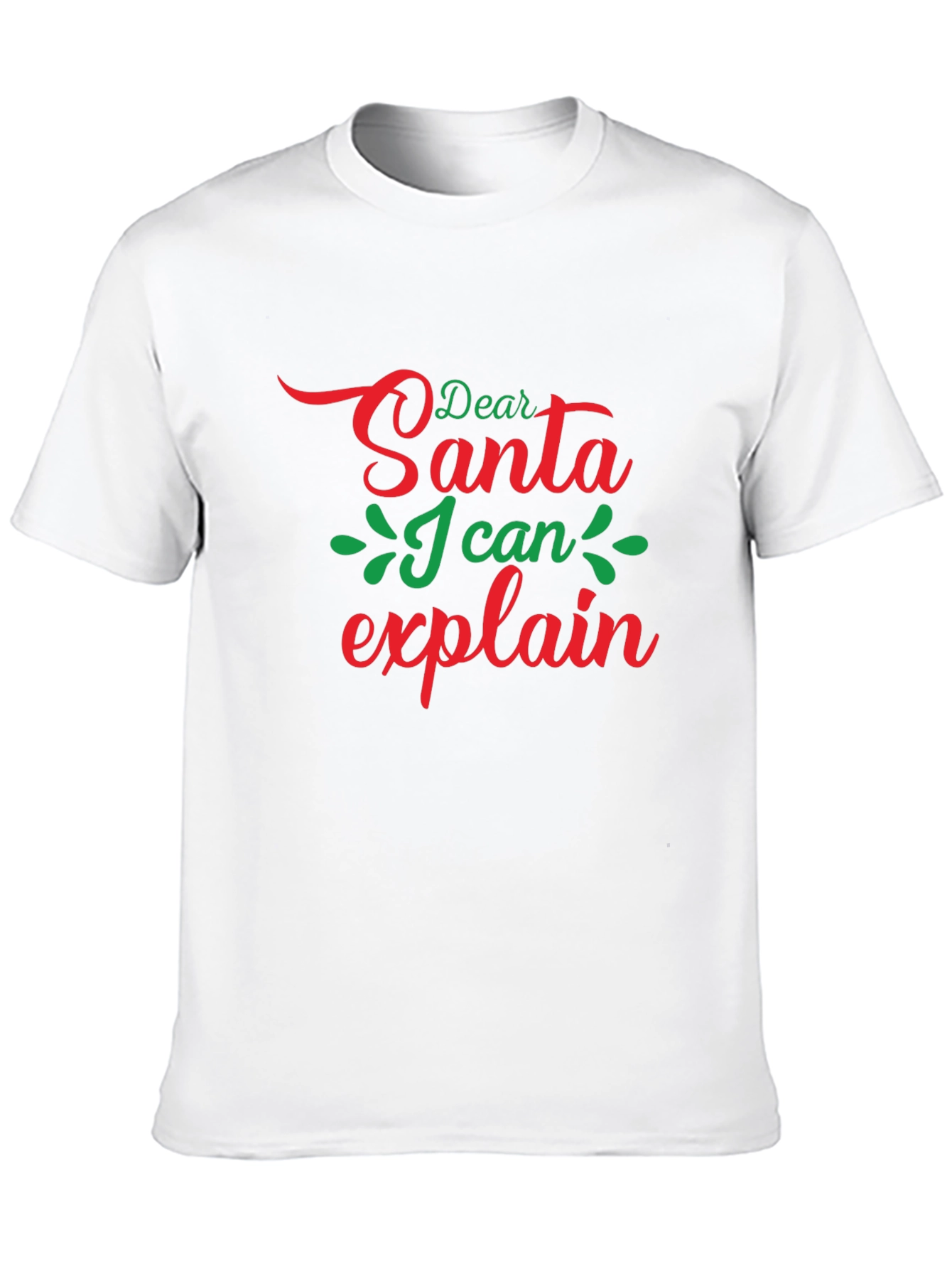 Dear Santa I Can Explain Christmas T-Shirt