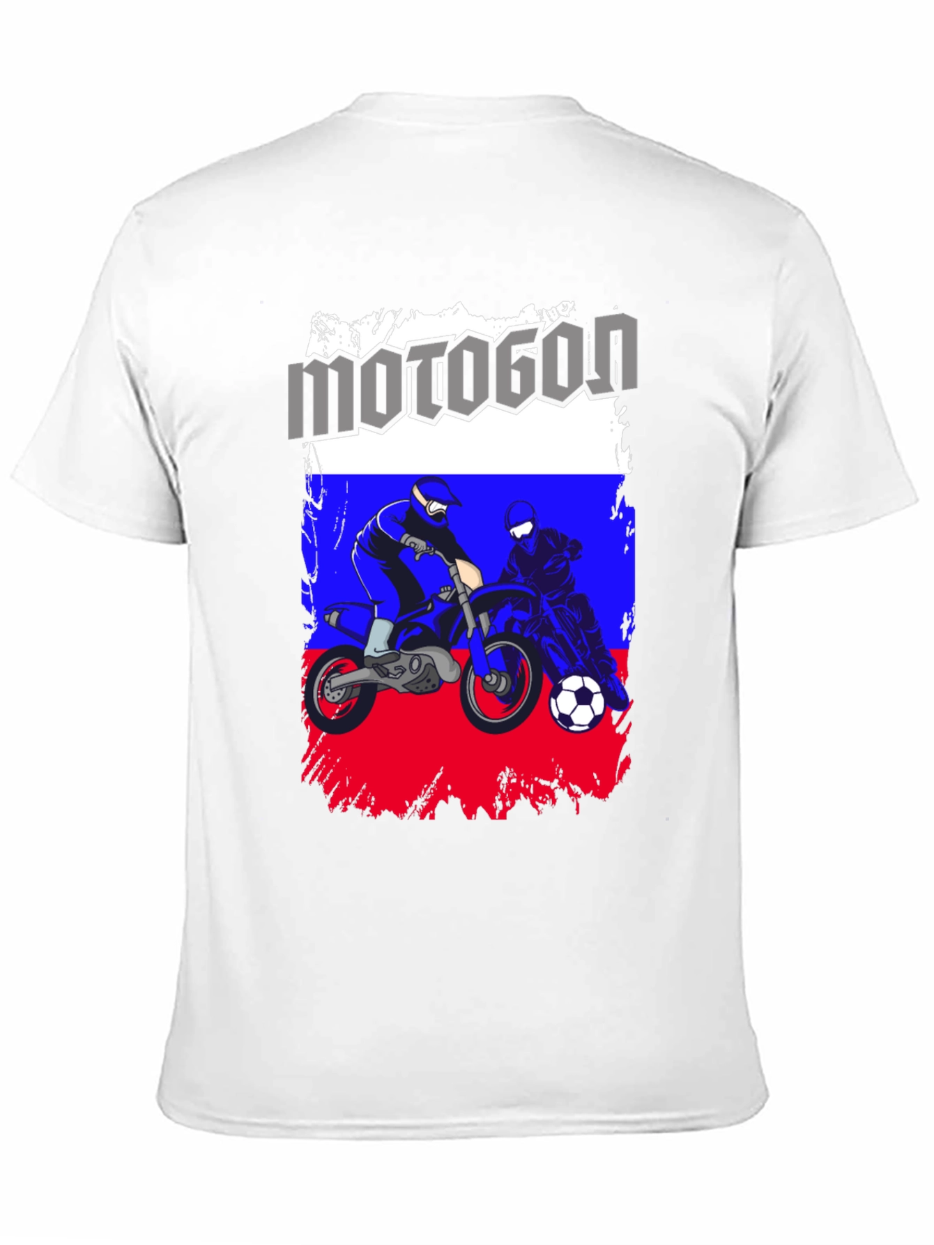 Motogon Russia Flag T-Shirt