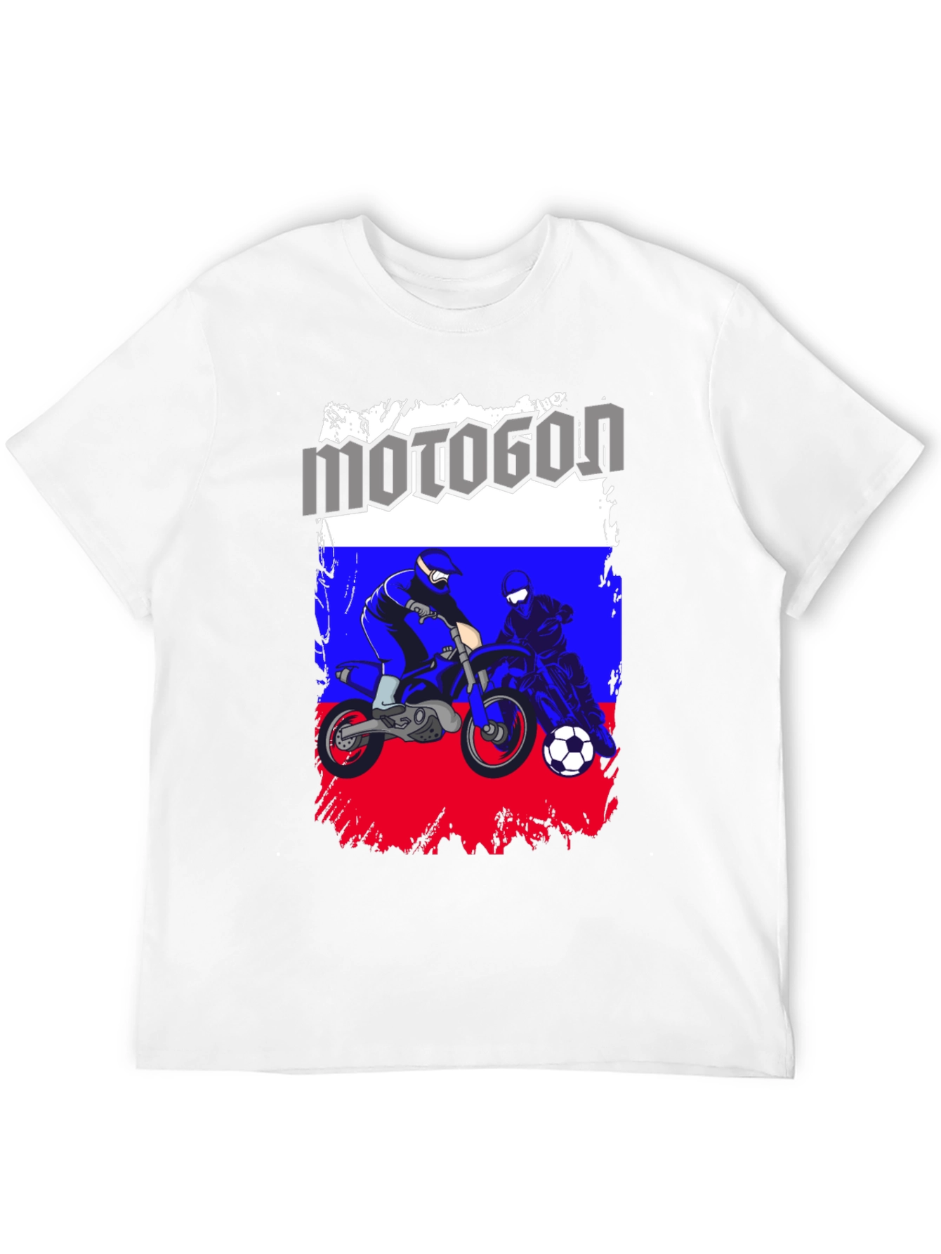 Motogon Russia Flag T-Shirt