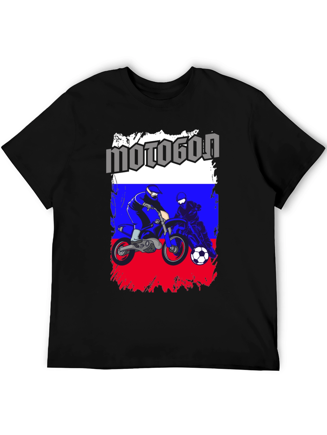 Motogon Russia Flag T-Shirt