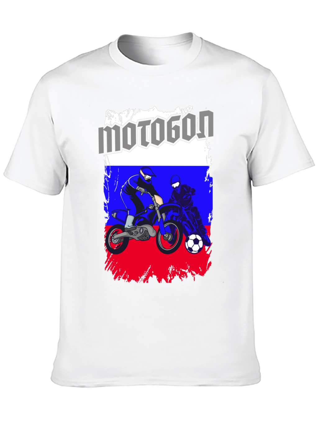 Motogon Russia Flag T-Shirt